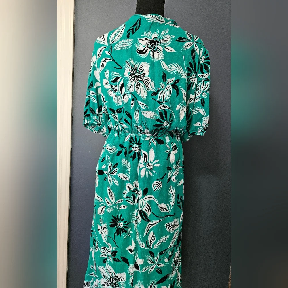 NWT Adreinne Vittadini Gauze Shirt Dress Size XL - Picture 5 of 11